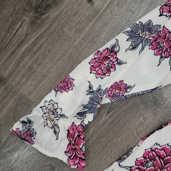 Ophelia Roe floral blouse size M - Picture 4 of 5